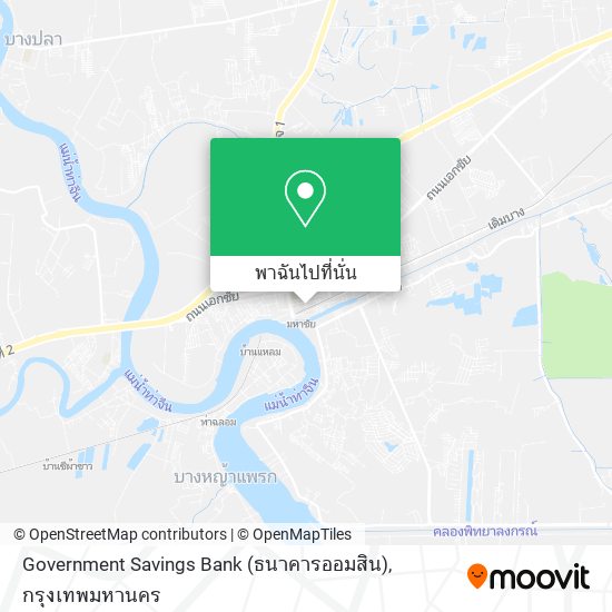 Government Savings Bank (ธนาคารออมสิน) แผนที่