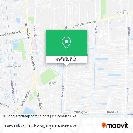 Lam Lukka 11 Khlong แผนที่