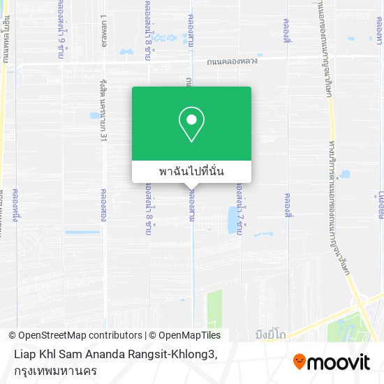 Liap Khl Sam Ananda Rangsit-Khlong3 แผนที่