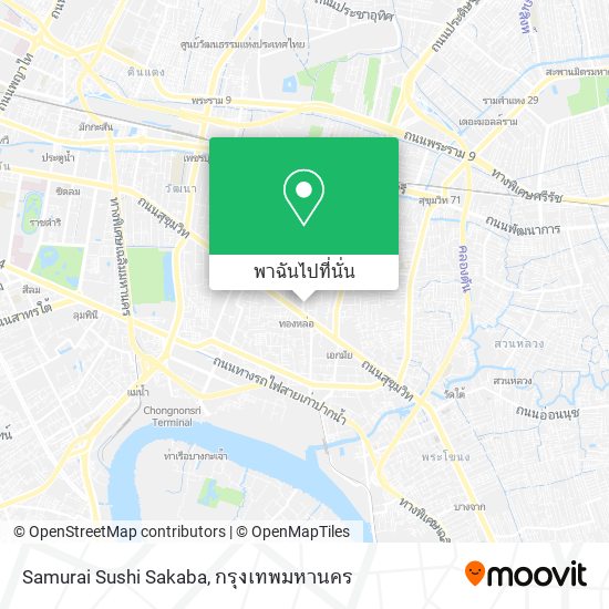 Samurai Sushi Sakaba แผนที่