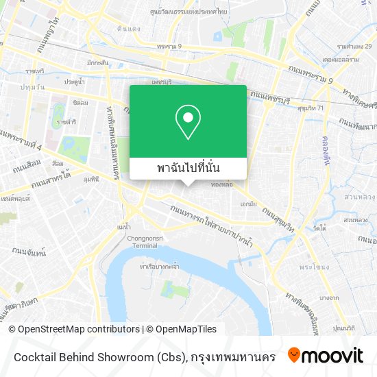 Cocktail Behind Showroom (Cbs) แผนที่