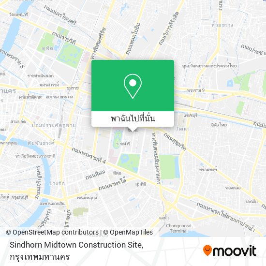 Sindhorn Midtown Construction Site แผนที่