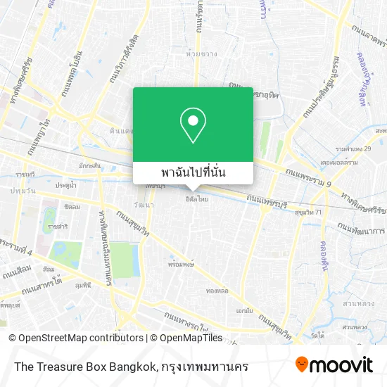 The Treasure Box Bangkok แผนที่