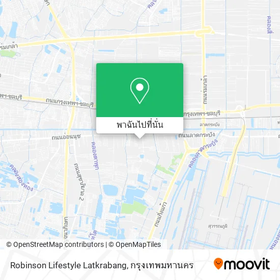 Robinson Lifestyle Latkrabang แผนที่