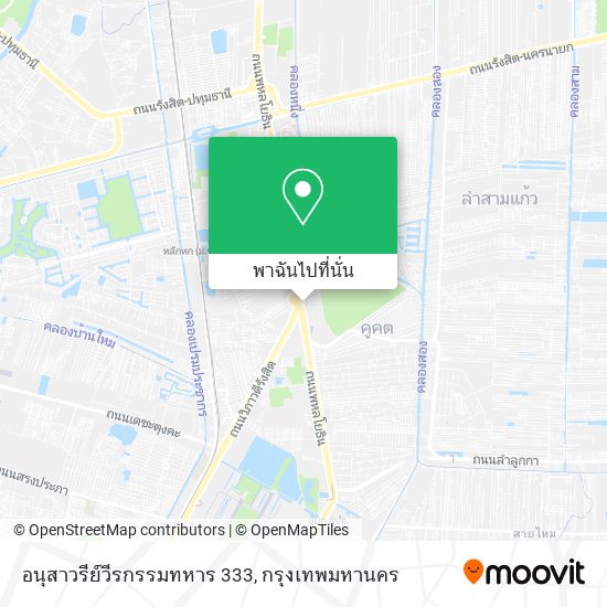 อนุสาวรีย์วีรกรรมทหาร 333 แผนที่