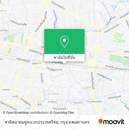 ชาติสมาคมหูหนวกประเทศไทย แผนที่