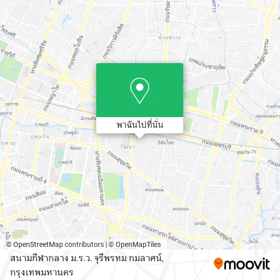 สนามกีฬากลาง ม.ร.ว. จุรีพรหม กมลาศน์ แผนที่