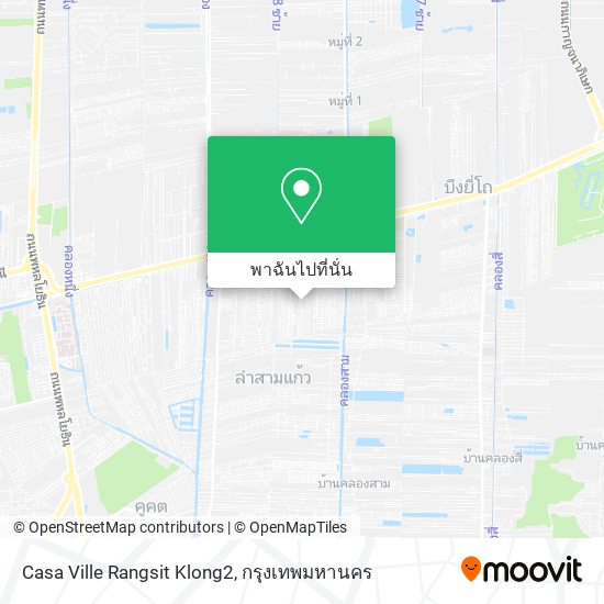 Casa Ville Rangsit Klong2 แผนที่