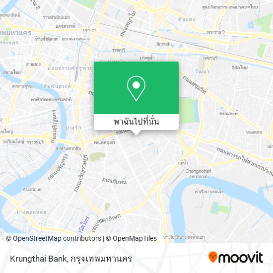 Krungthai Bank แผนที่