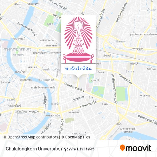 Chulalongkorn University แผนที่