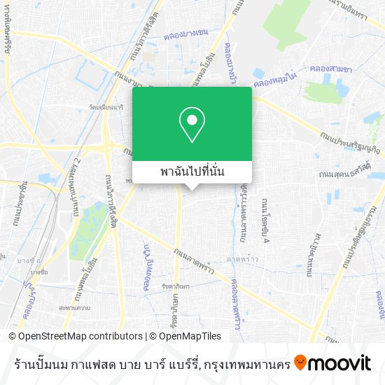 ร้านปั๊มนม กาแฟสด บาย บาร์ แบร์รี่ แผนที่