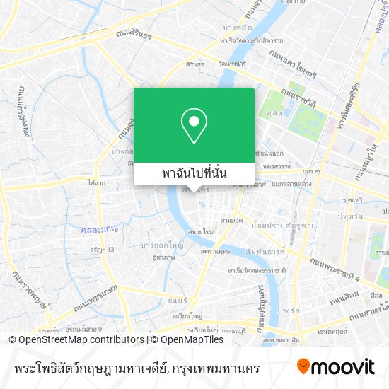 พระโพธิสัตว์กฤษฎามหาเจดีย์ แผนที่