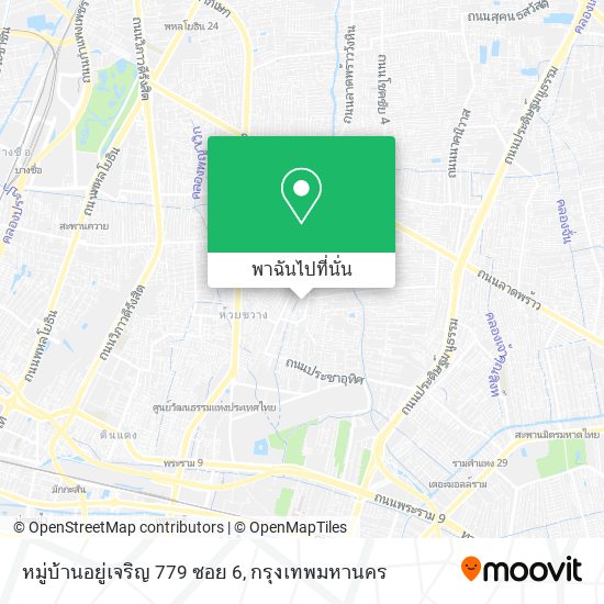 หมู่บ้านอยู่เจริญ 779 ซอย 6 แผนที่