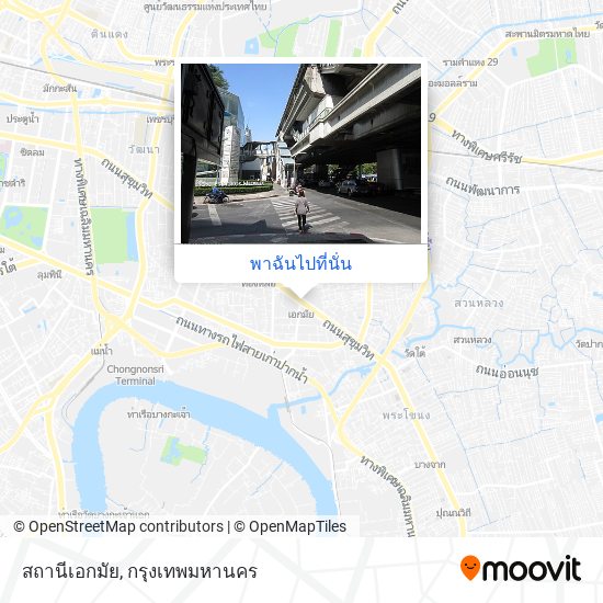 สถานีเอกมัย แผนที่