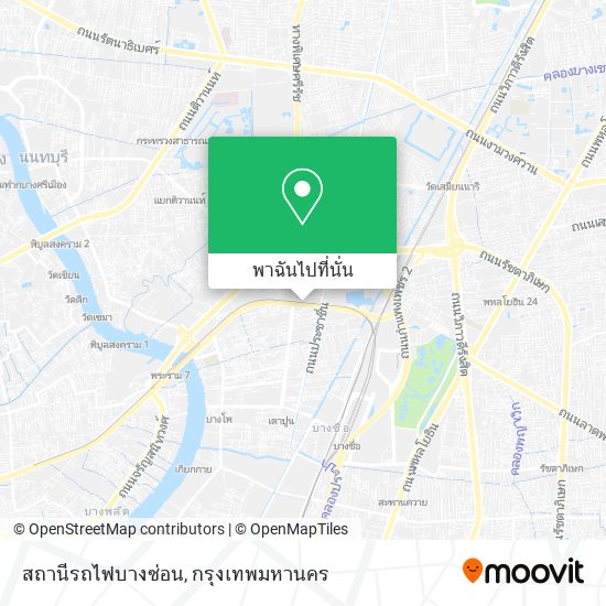 สถานีรถไฟบางซ่อน แผนที่