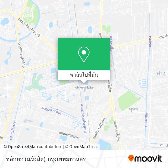 หลักหก (ม.รังสิต) แผนที่