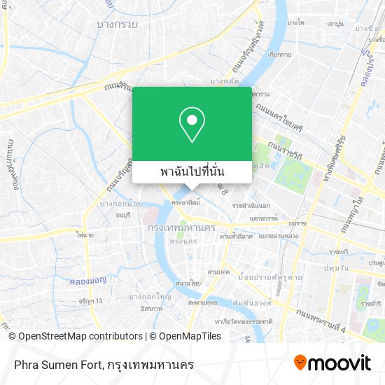 Phra Sumen Fort แผนที่
