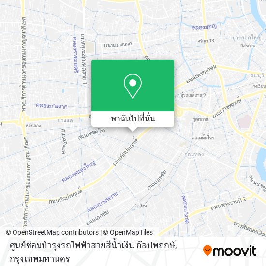 ศูนย์ซ่อมบำรุงรถไฟฟ้าสายสีน้ำเงิน กัลปพฤกษ์ แผนที่