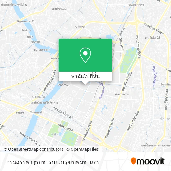 กรมสรรพาวุธทหารบก แผนที่