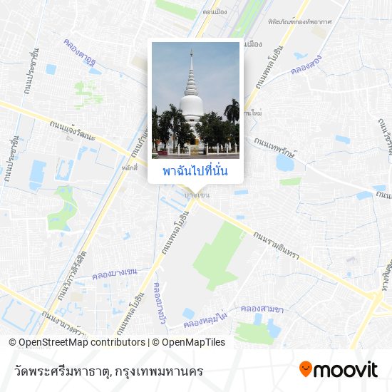 วัดพระศรีมหาธาตุ แผนที่