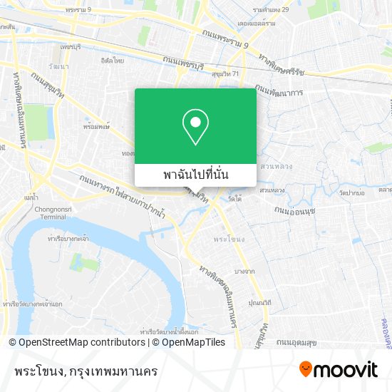 พระโขนง แผนที่