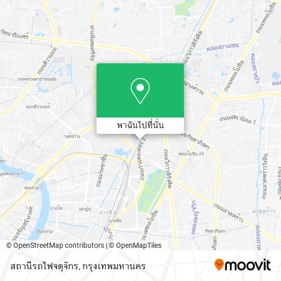 สถานีรถไฟจตุจักร แผนที่