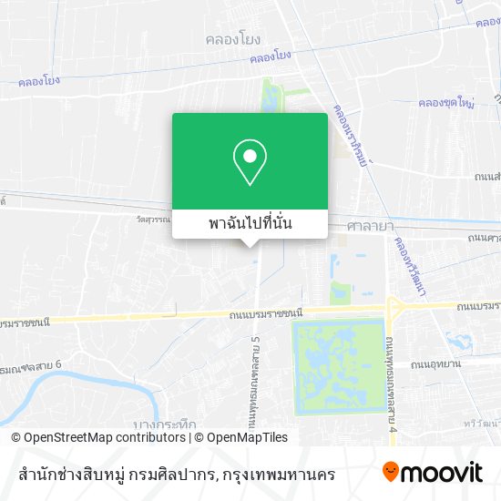 สำนักช่างสิบหมู่ กรมศิลปากร แผนที่