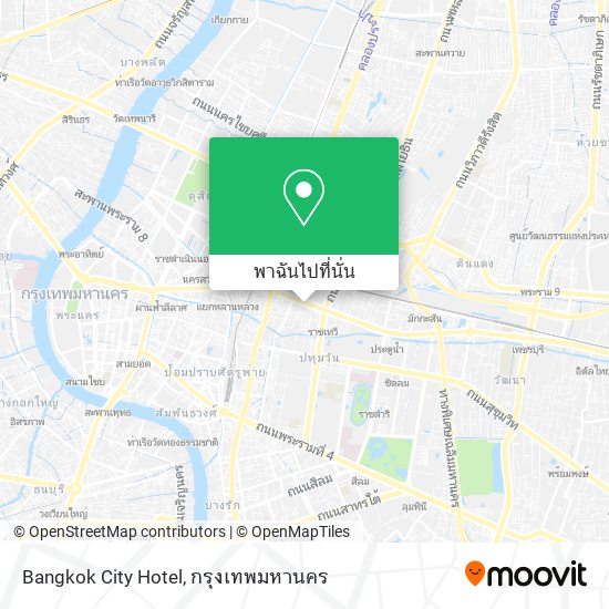 Bangkok City Hotel แผนที่