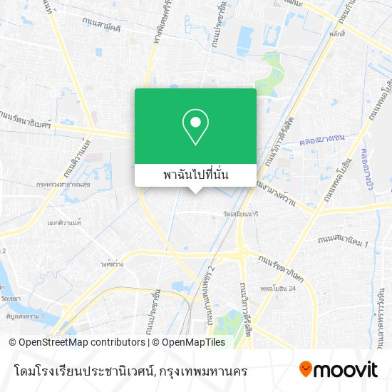 โดมโรงเรียนประชานิเวศน์ แผนที่