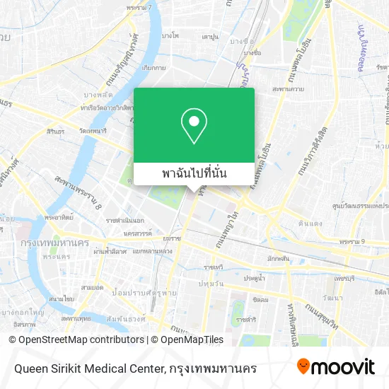 Queen Sirikit Medical Center แผนที่