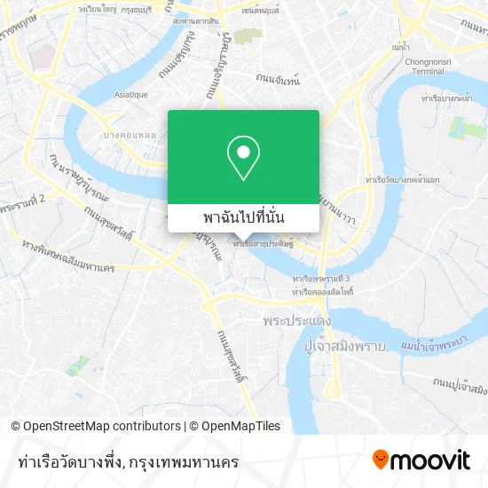 ท่าเรือวัดบางพึ่ง แผนที่
