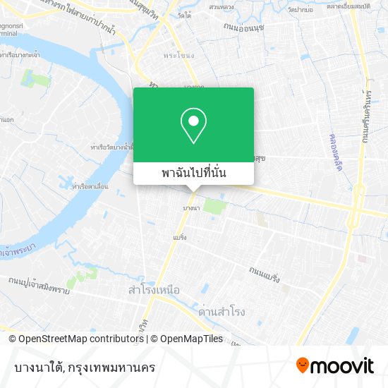 บางนาใต้ แผนที่