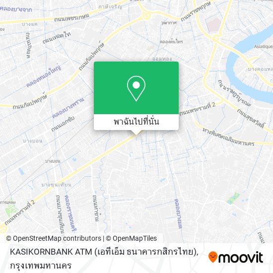 KASIKORNBANK ATM (เอทีเอ็ม ธนาคารกสิกรไทย) แผนที่