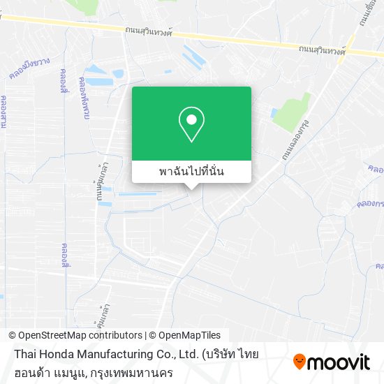 Thai Honda Manufacturing Co., Ltd. แผนที่
