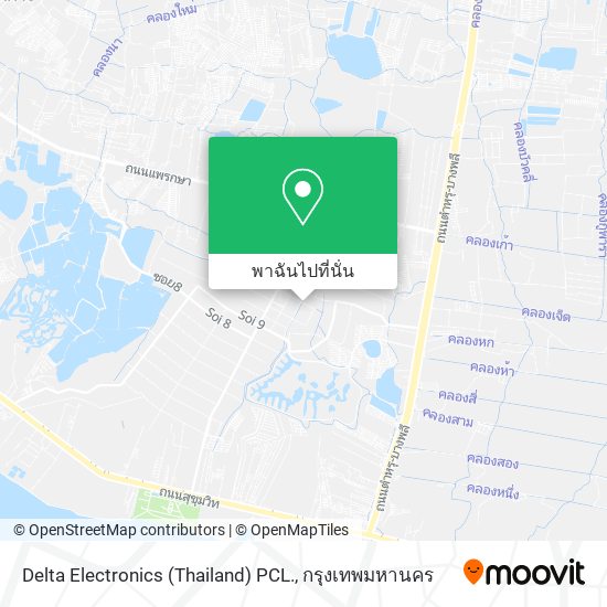 Delta Electronics (Thailand) PCL. แผนที่