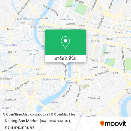 Khlong San Market (ตลาดคลองสาน) แผนที่