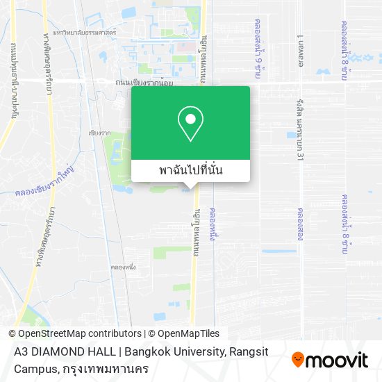 A3 DIAMOND HALL | Bangkok University, Rangsit Campus แผนที่