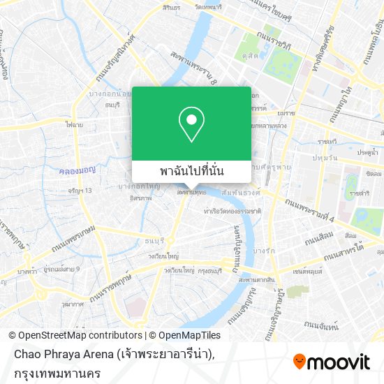 Chao Phraya Arena (เจ้าพระยาอารีน่า) แผนที่