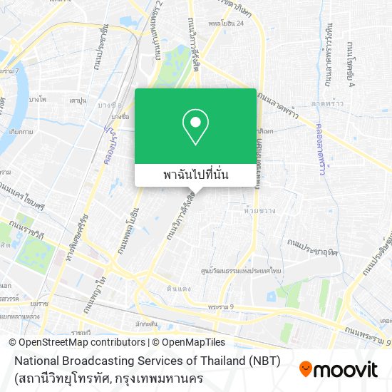 National Broadcasting Services of Thailand (NBT) (สถานีวิทยุโทรทัศ แผนที่