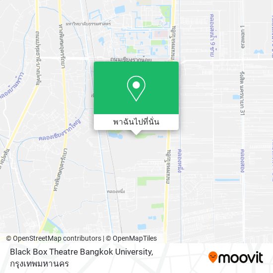 Black Box Theatre Bangkok University แผนที่