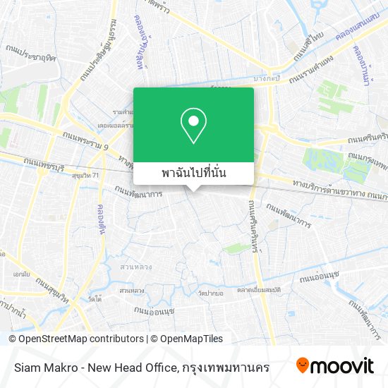 Siam Makro - New Head Office แผนที่