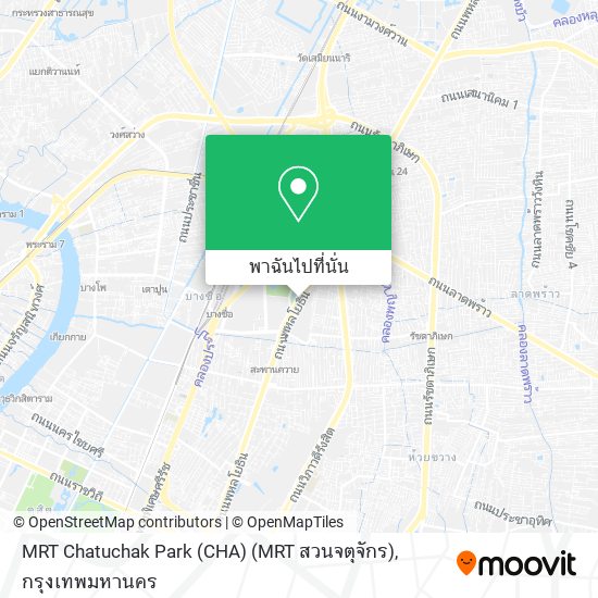 MRT Chatuchak Park (CHA) (MRT สวนจตุจักร) แผนที่