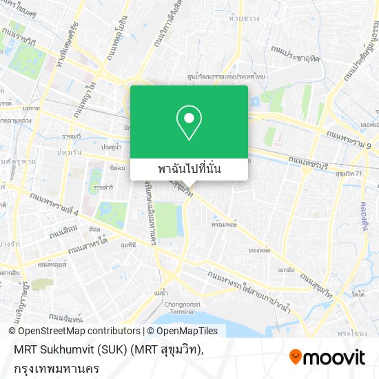 MRT Sukhumvit (SUK) (MRT สุขุมวิท) แผนที่