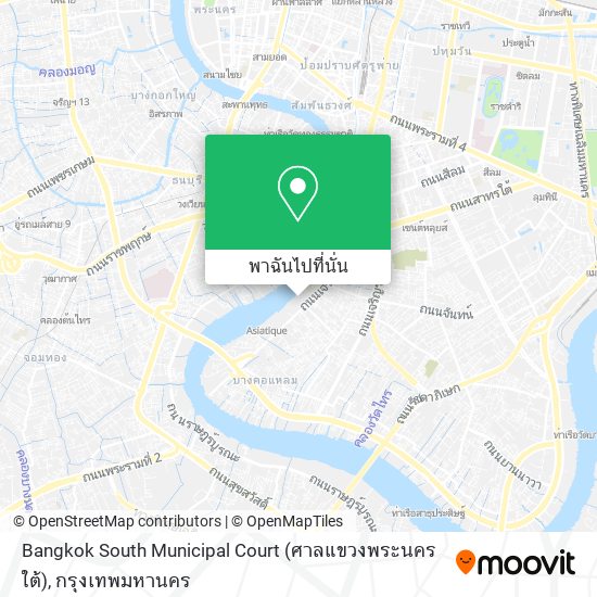 Bangkok South Municipal Court (ศาลแขวงพระนครใต้) แผนที่
