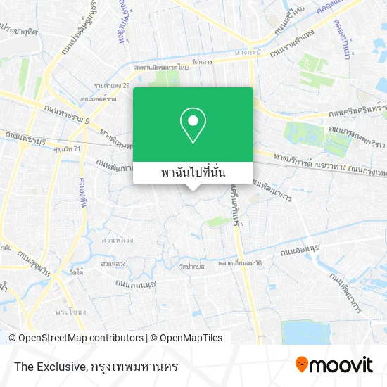 The Exclusive แผนที่