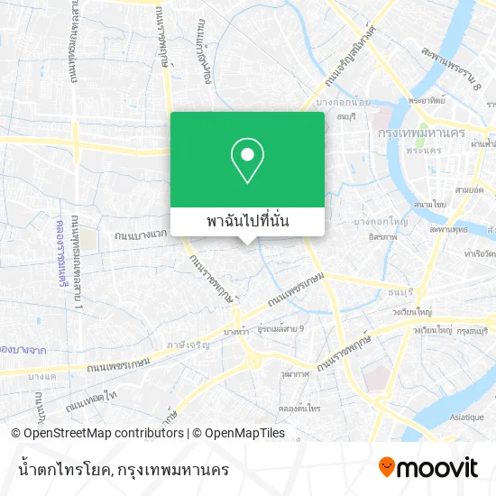น้ำตกไทรโยค แผนที่