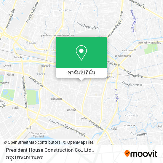 President House Construction Co., Ltd. แผนที่