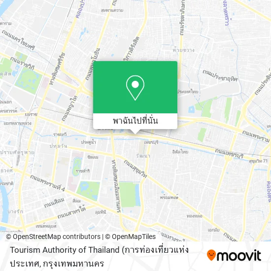 Tourism Authority of Thailand แผนที่
