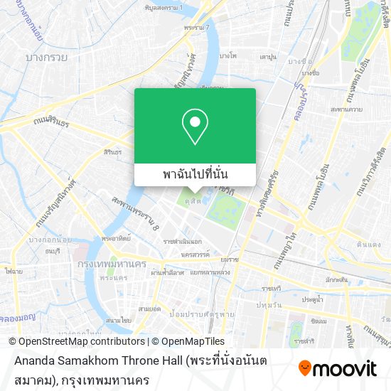 Ananda Samakhom Throne Hall (พระที่นั่งอนันตสมาคม) แผนที่