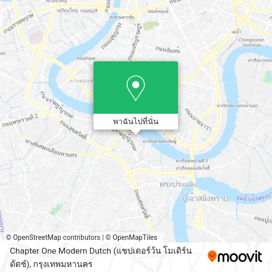 Chapter One Modern Dutch (แชปเตอร์วัน โมเดิร์นดัตช์) แผนที่
